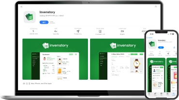 App Store screenshot – Invenstory is available on the Google Play and Apple App Stores.